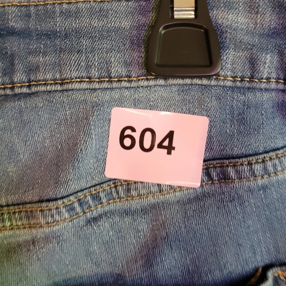 Sonoma Goods For Life Women Blue Denim Bermuda Shorts Cuffed Size 10 Medium Wash